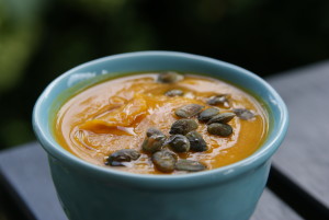 zupa dyniowa z gałką muszkatołową